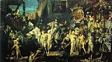 Hans Makart Famous Paintings - Der Einzug Karls V in Antwerpen